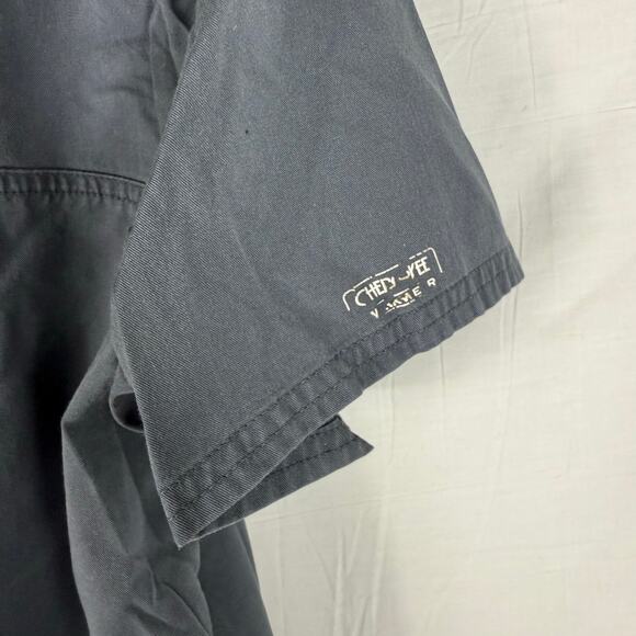 Cherokee Scrub Top Lot of 2 Unisex XL Pockets Nursing Medical Blue Gray - Picture 5 of 12